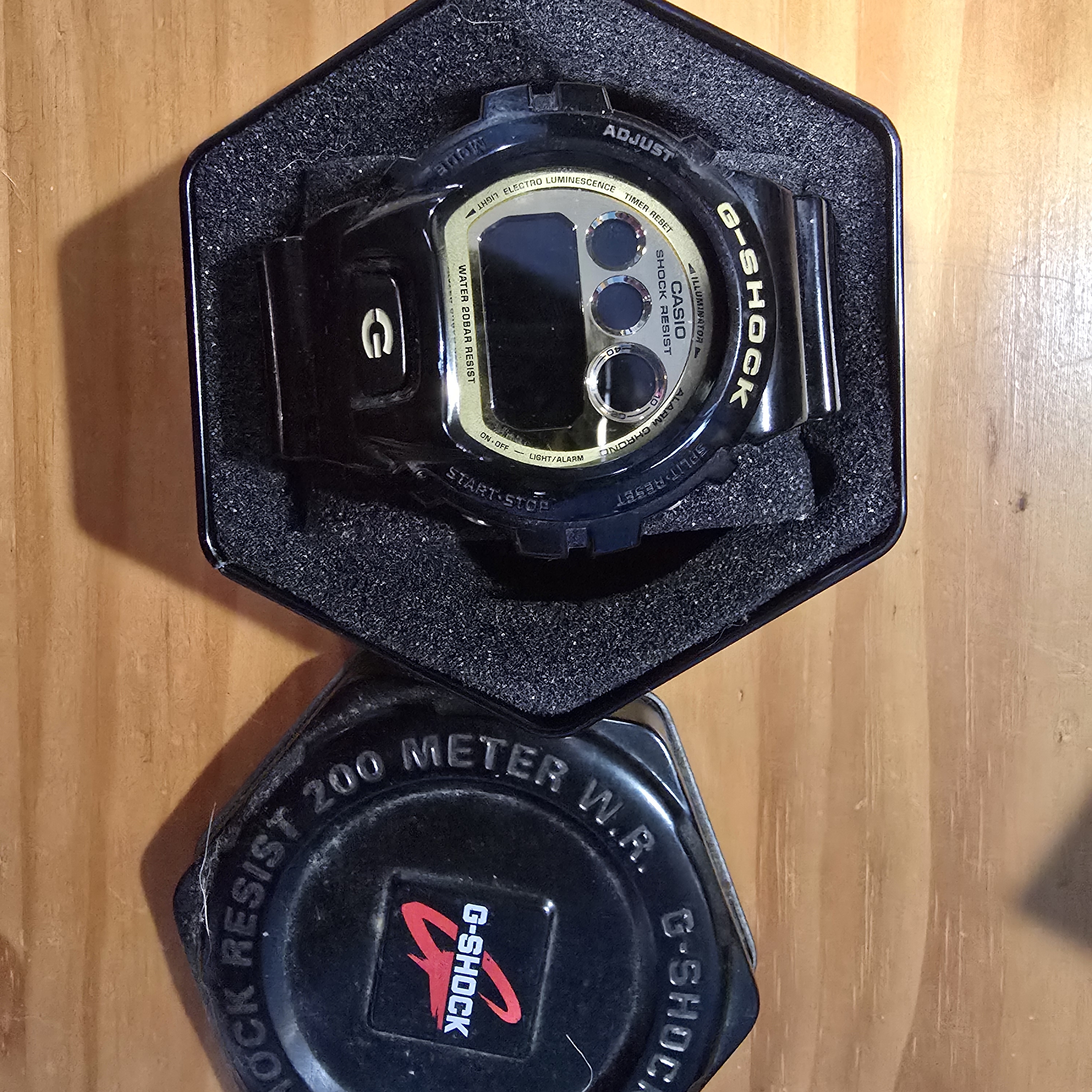 Casio GShock Black Shock Resistant Watch